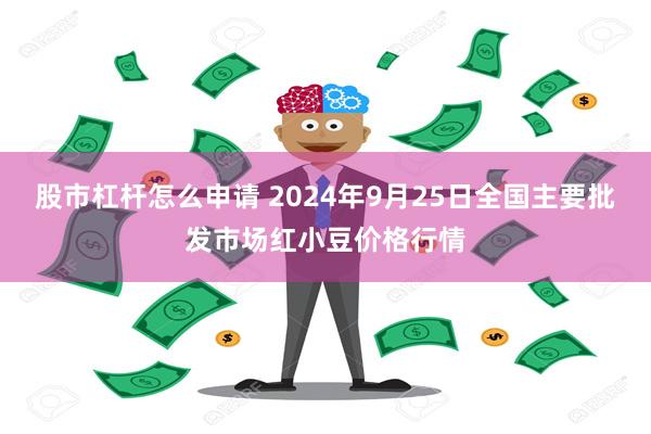 股市杠杆怎么申请 2024年9月25日全国主要批发市场红小豆价格行情