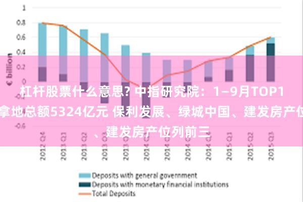 杠杆股票什么意思? 中指研究院：1—9月TOP100企业拿地总额5324亿元 保利发展、绿城中国、建发房产位列前三