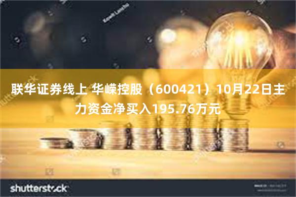 联华证券线上 华嵘控股（600421）10月22日主力资金净买入195.76万元